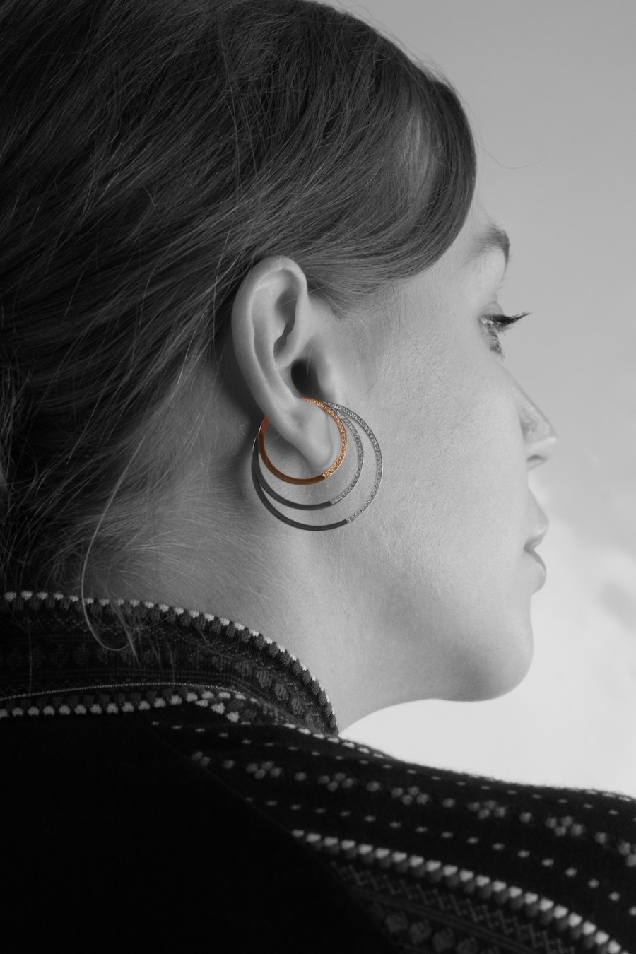 Ear Cuff Loyal.e Paris | Round Asymmetry Ear Cuff S