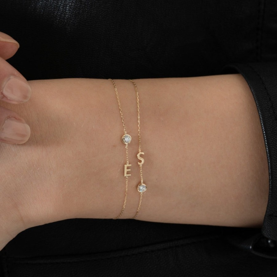 Bracelet Loyal.e Paris | Letter Diamond Bracelet