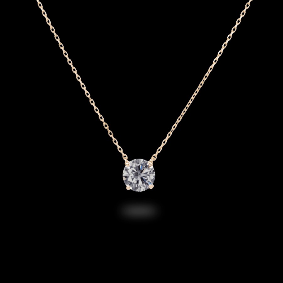 Necklace Loyal.e Paris | 0.5Ct Solitaire Diamond Necklace