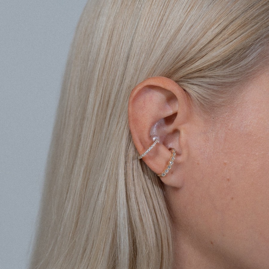 Ear Cuff Loyal.e Paris | Diamond Bar Ear Cuff