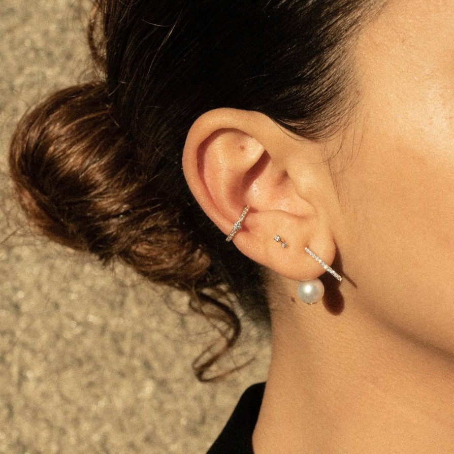 Ear Cuff Loyal.e Paris | Mixture Diamond Ear Cuff