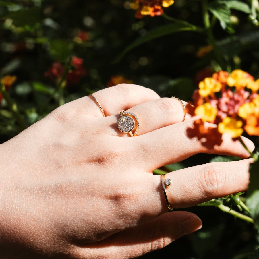 Ring Loyal.e Paris | Pave Disk Ring