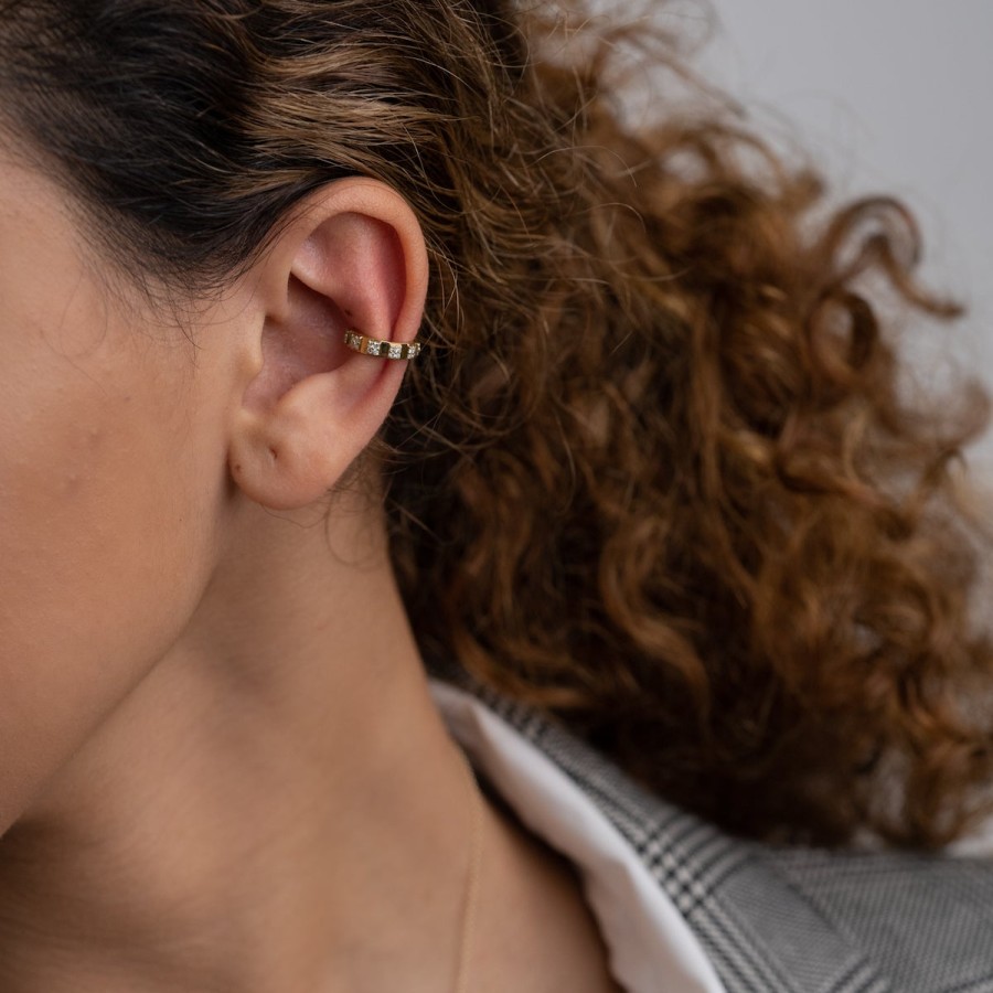 Ear Cuff Loyal.e Paris | Pave Block Ear Cuff