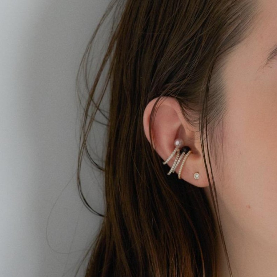 Ear Cuff Loyal.e Paris | Ball Ear Cuff [Onyx]