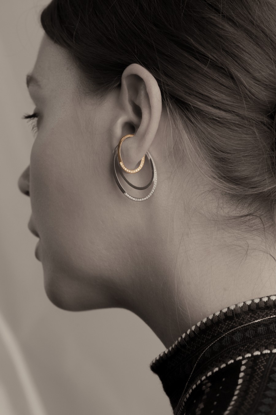 Ear Cuff Loyal.e Paris | Oval Asymmetry Ear Cuff S