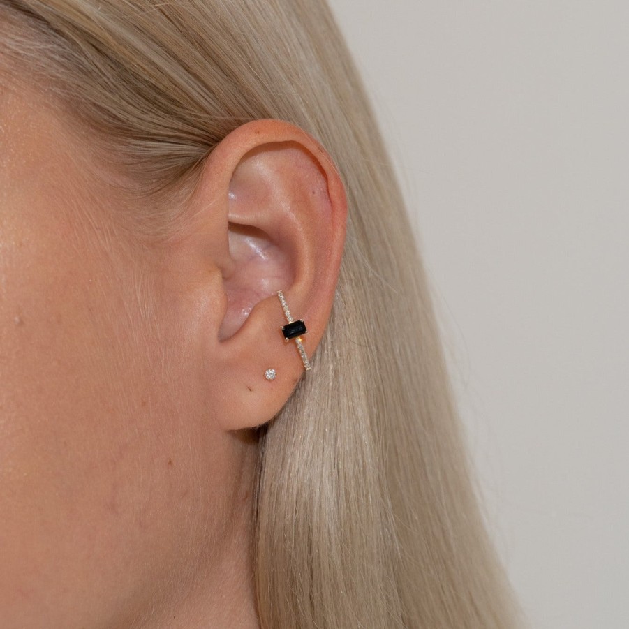 Ear Cuff Loyal.e Paris | Mixture Bar Ear Cuff [Onyx]