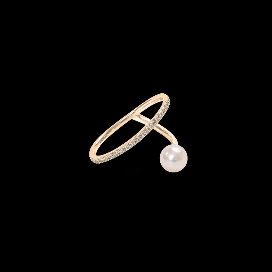 Ring Loyal.e Paris | Peek Diamond Ring [Pearl]