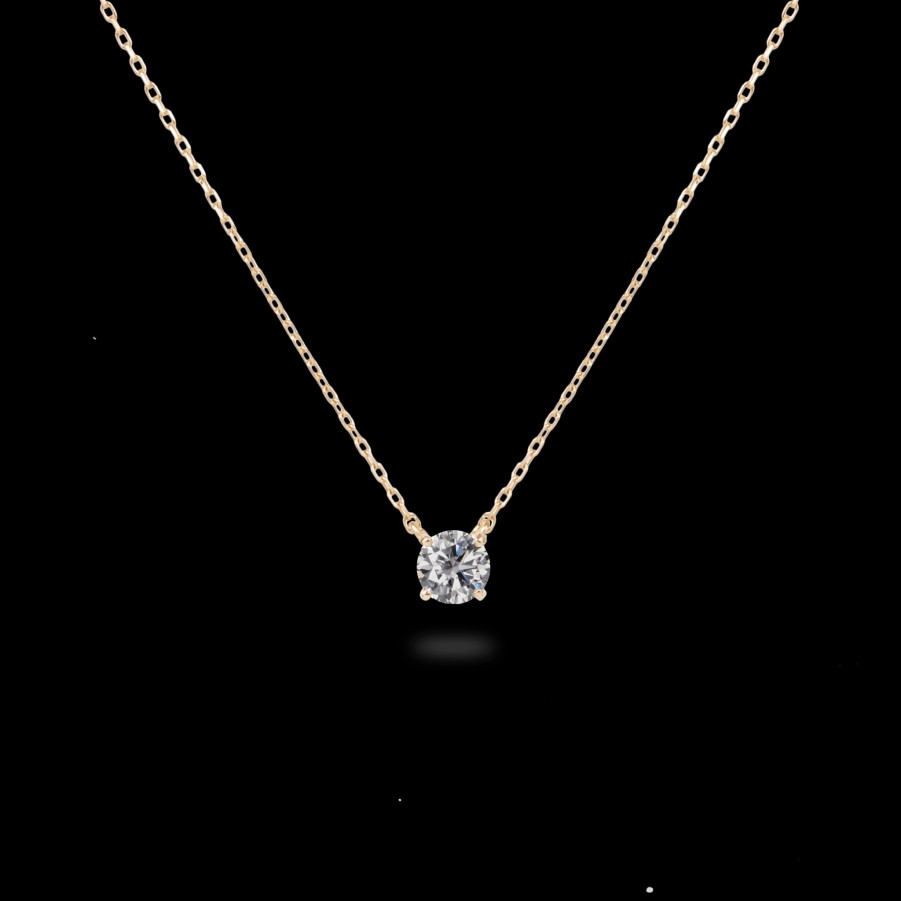 Necklace Loyal.e Paris | 0.3Ct Solitaire Diamond Necklace