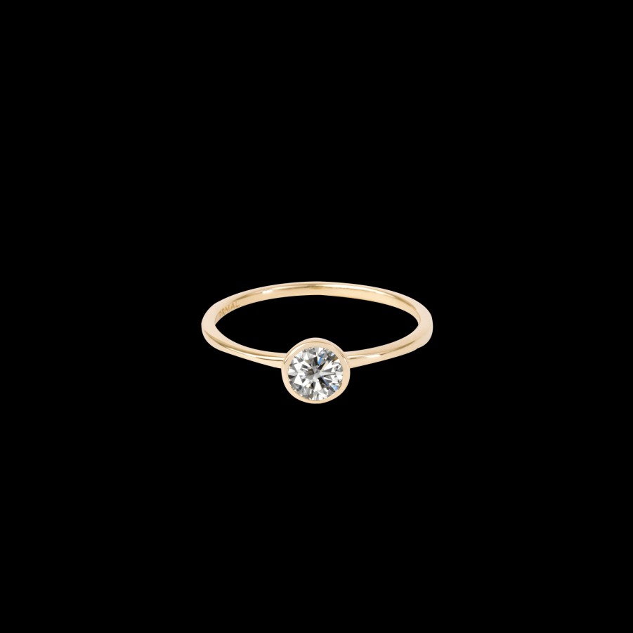 Ring Loyal.e Paris | 0.3Ct Bezel Diamond Ring